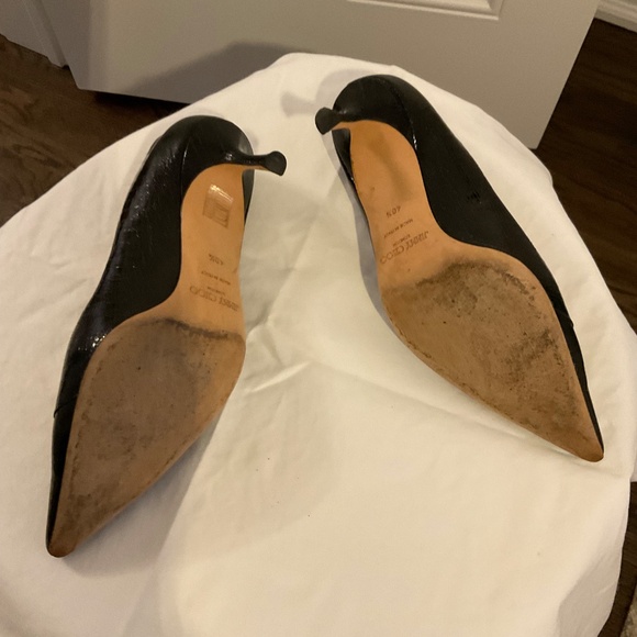 Jimmy Choo 2.75 inch Black Patent pump size 40.5 - Picture 5 of 5